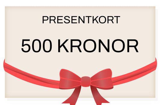 Presentkort 500 kronor