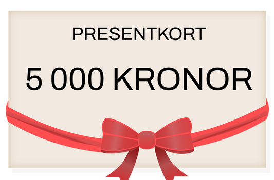 Presentkort 5 000 kronor